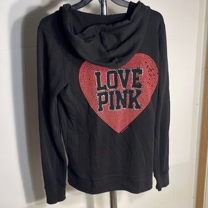 Victoria secrets pink extra small. Rhinestone dog on front. Love pink in ❤️